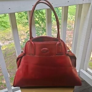 Tod's Girelli Red Leather Handbag